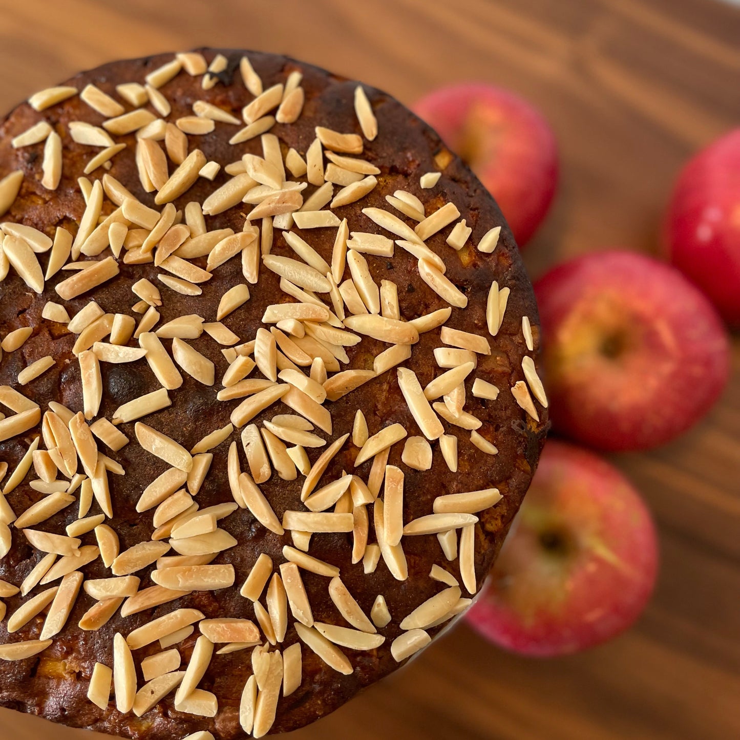 Spiced Apple & Toasted Nut Cake