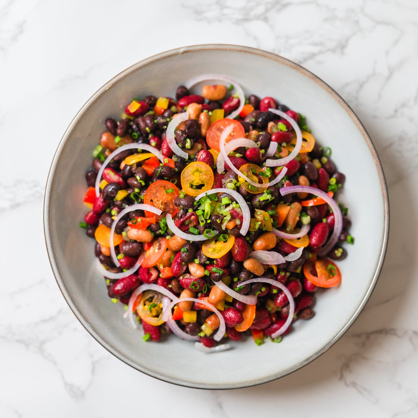 Spiced Quinoa Mexican Bean Salad (DF, GF, RSF)