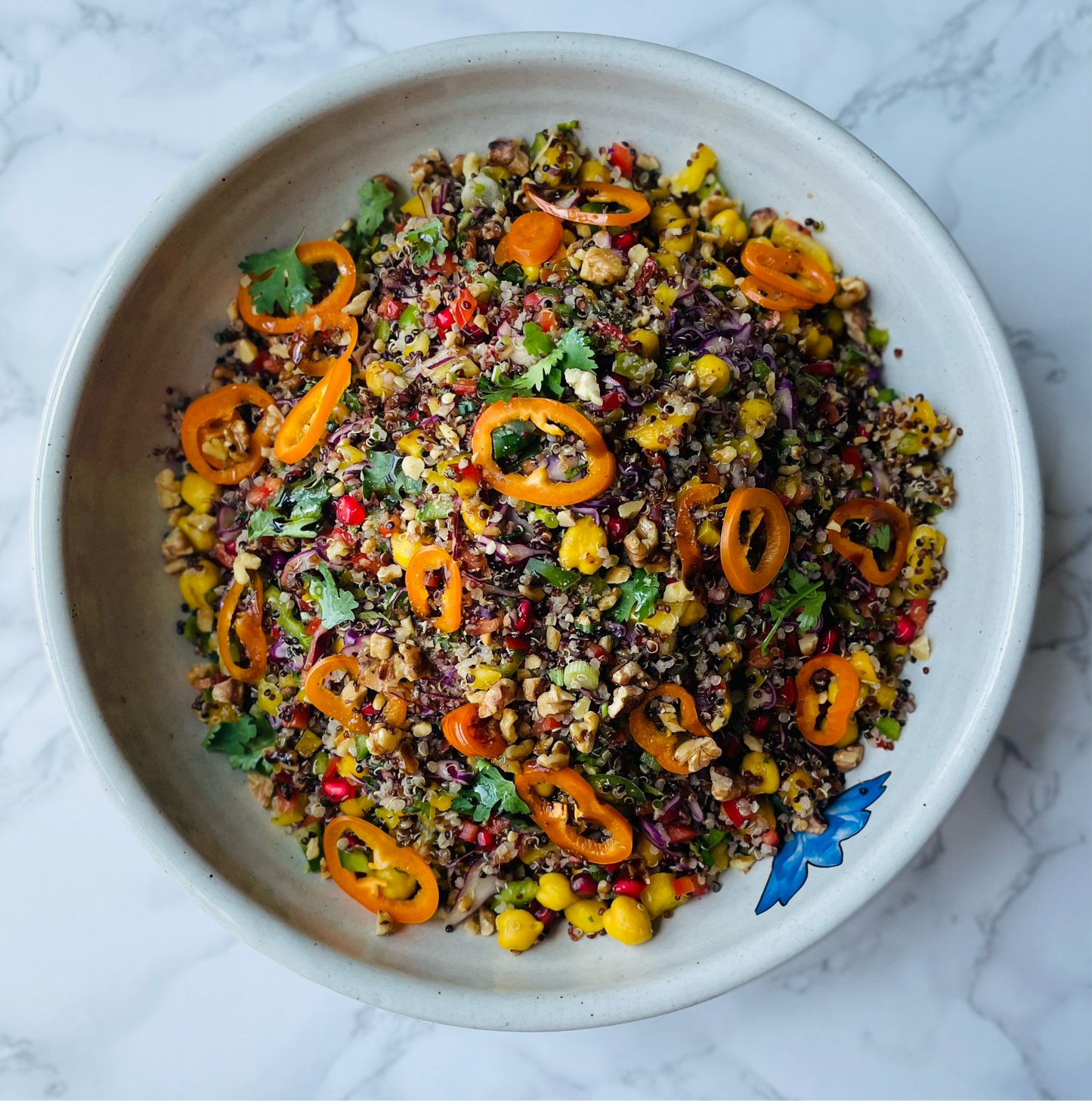 Seasonal Quinoa & Mango Salad (DF, GF, RSF)