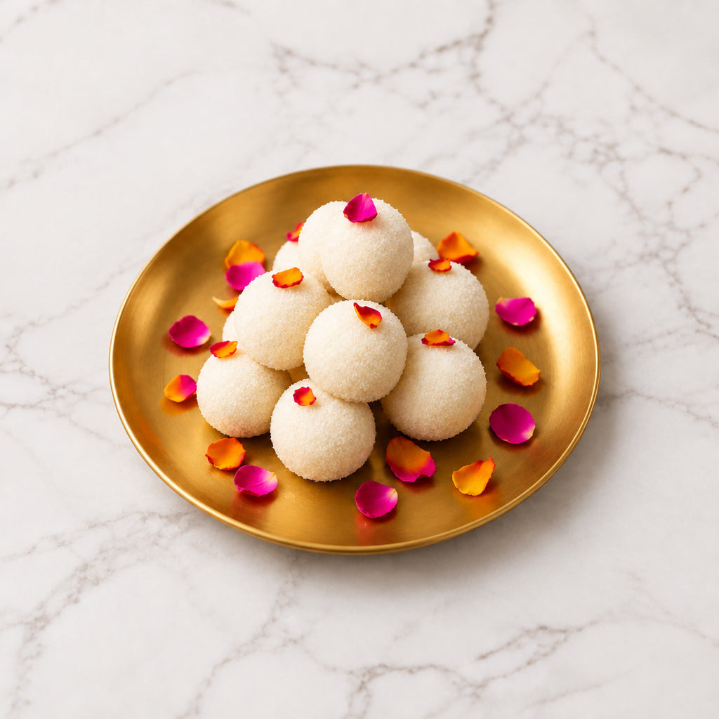 Coconut Ladoo Gift Jar (EF & Nut Free)