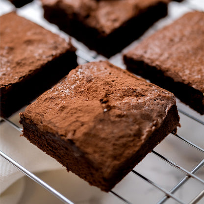 Fudgy Dark Chocolate Brownies, 70% Couverture (16 pcs)